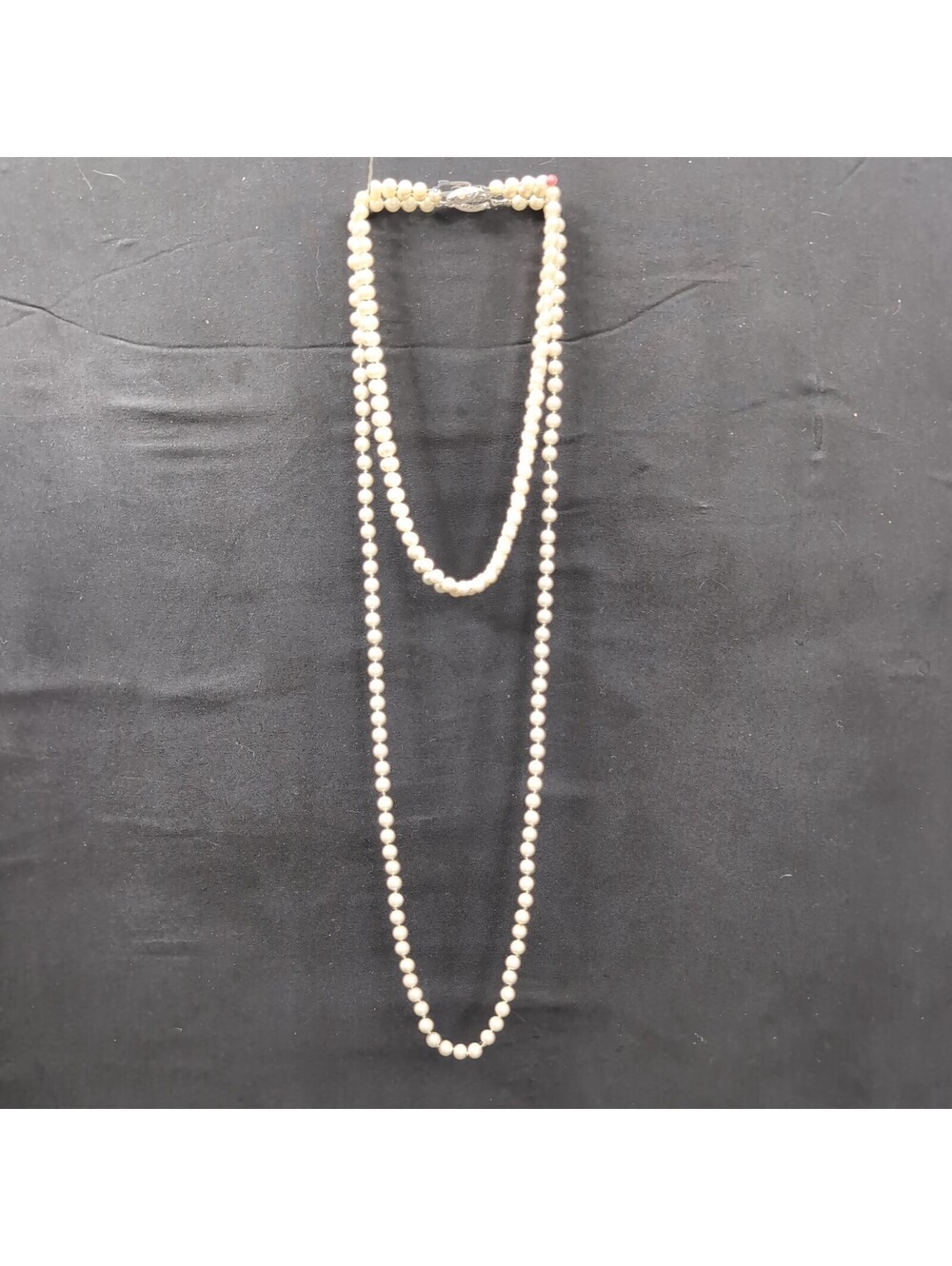 Vintage Cultured Pearl Strand Necklaces with Sterling Silver Clasps - Lot of 3